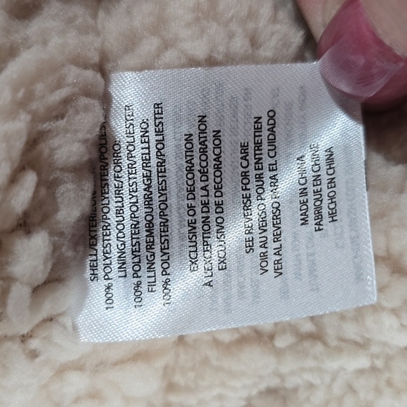 Jessica Simpson Infant Outerwear.  Size 6/9 Months.  Color is an Off White.  NWT - Picture 8 of 16